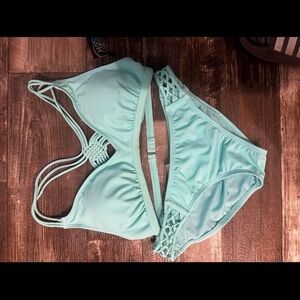 Teal swim suit